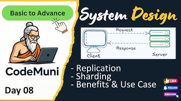 What is DATABASE SHARDING | REPLICATION VS SHARDING (Day 08)