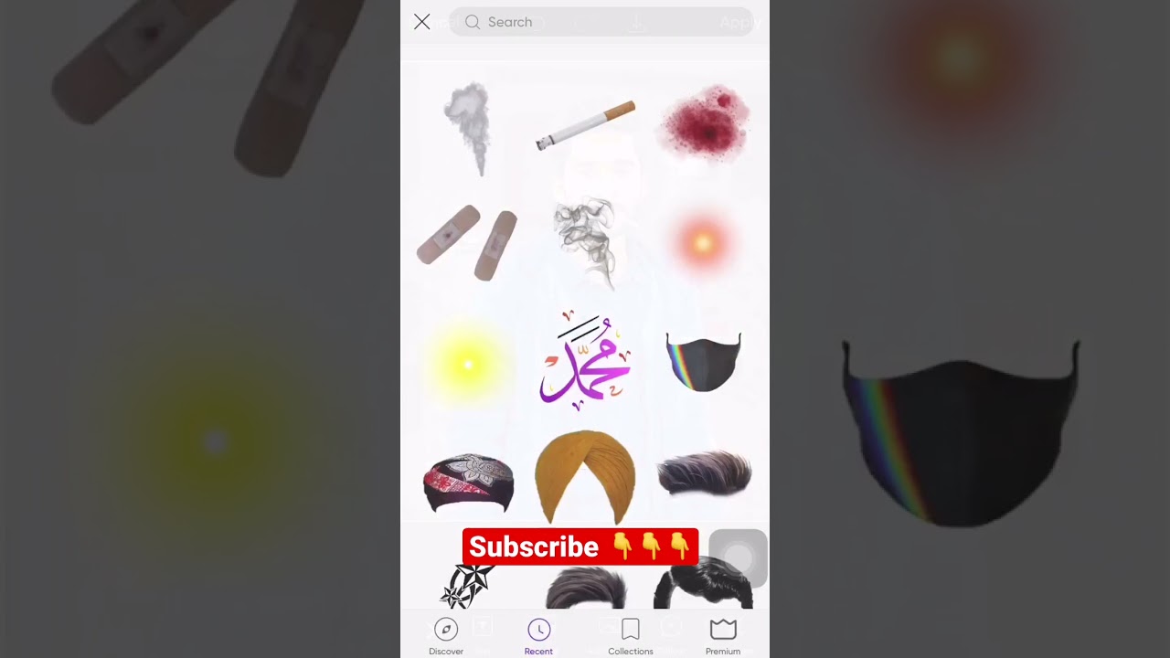 Picsart Cigarette photo editing 