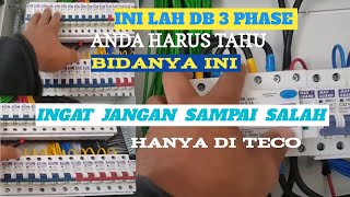 Cara Pasang DB 3 phase || DB Teripis Cara Pasang DB 3 phase || DB Teripis