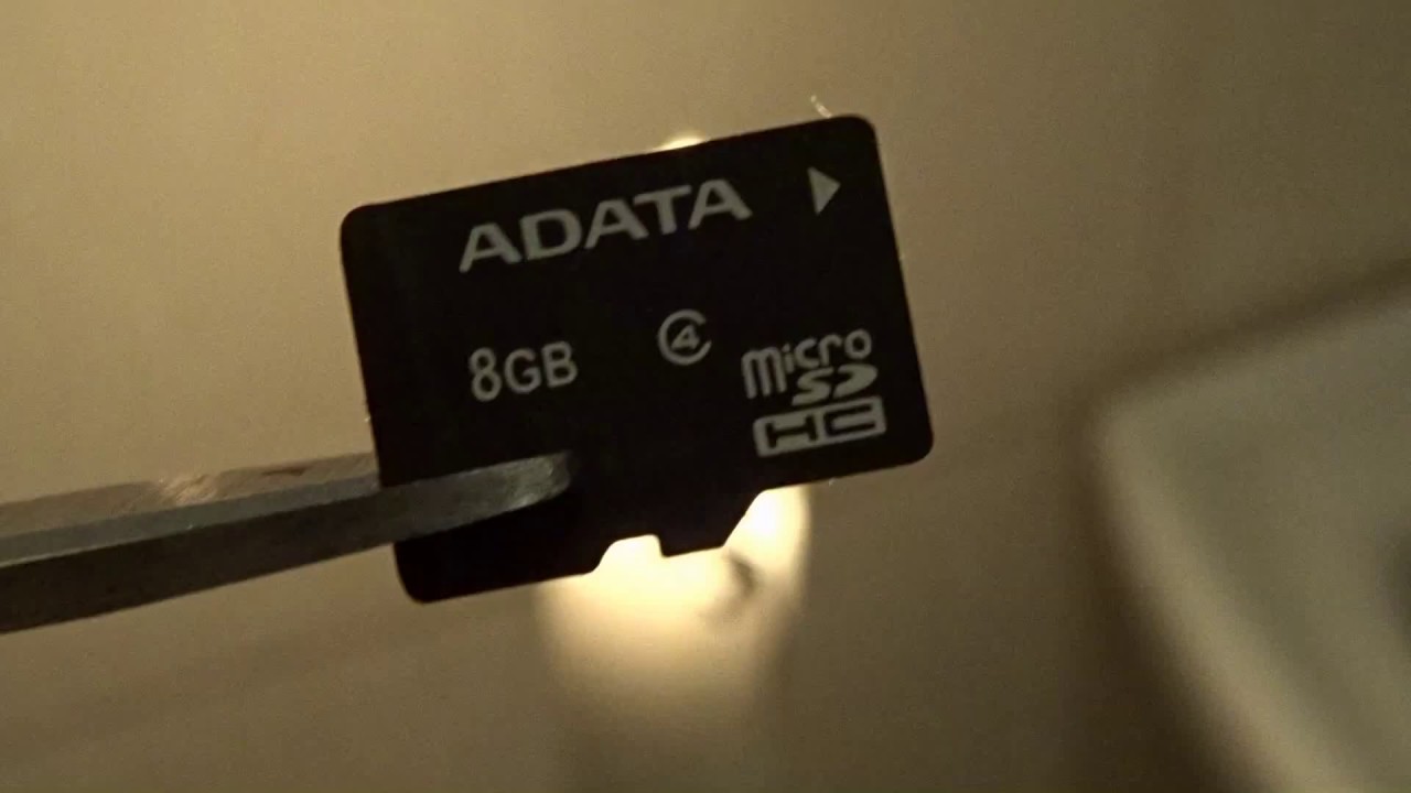 Burn Micro SD Card to Destroy data (2014) YouTube