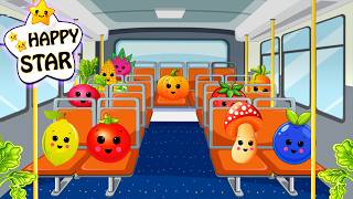 Wheels On The Bus - KIDS Rhymes - Songs For Children - Fun Dance Animation