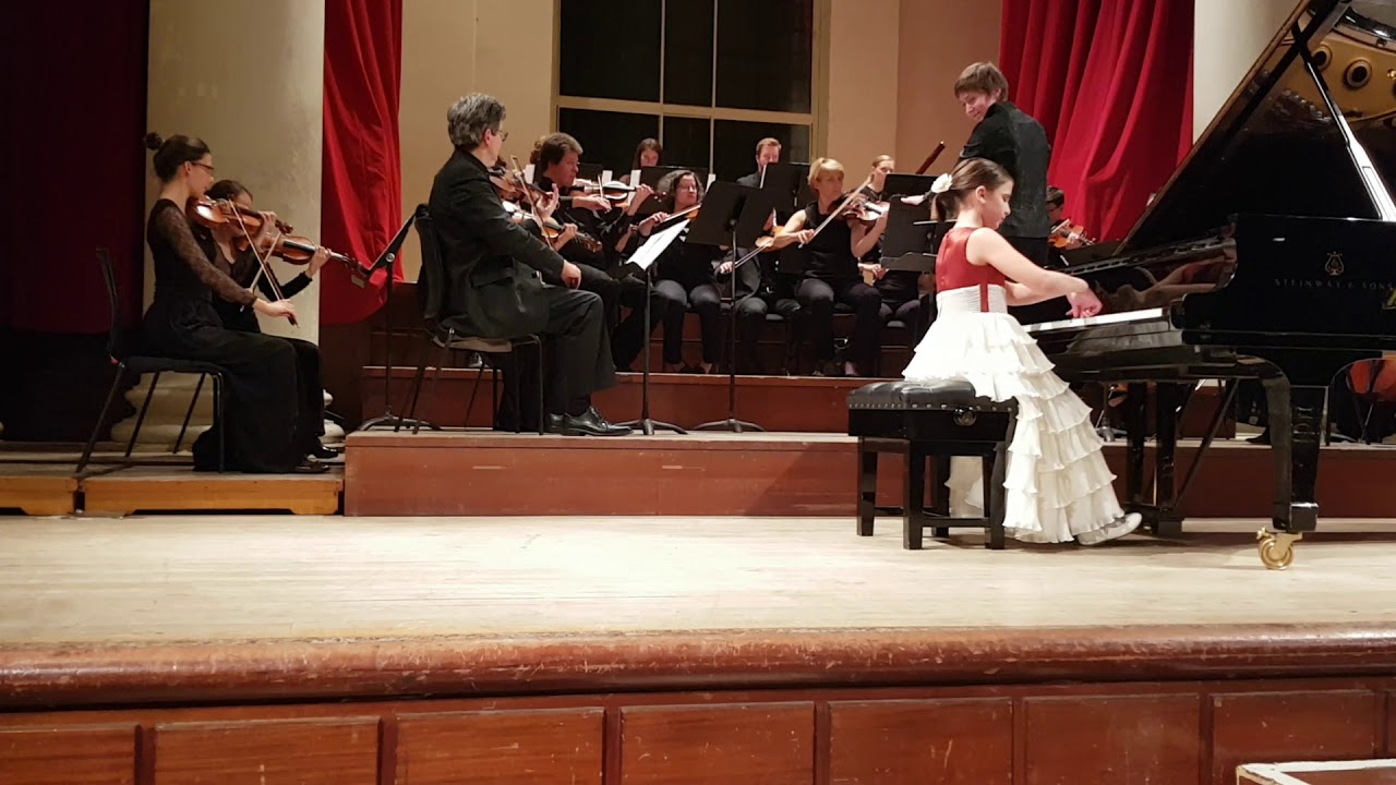 Kseniya Yanchuk (9) - A. Peskanov "Spring Concerto", 4. mov. "May Rondo"