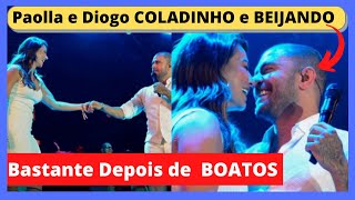 Paolla Oliveira E Diogo Nogueira Estão Coladinho Ebeijando Bastante Em Show Depois De Boatos
