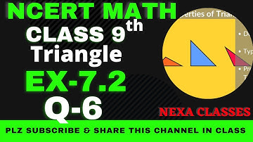 Ex-7.2 Q-6 | Chapter 7 | Triangles | Class 9th NCERT Math |