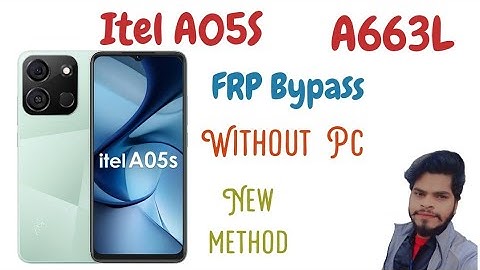 Itel A05S A662L Frp Bypass Without Pc | Itel A05S Google Account Bypass