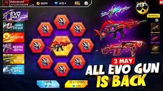 All Evo Gun Return Event l Free Fire Next Evo Vault Event l Free Fire New Event l Ff New Event