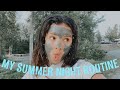 My Summer NiGHT TiME ROUTiNE! *Testing Out A Natural Mud Mask!!