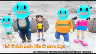 GTA 5 Mod - Biệt Đội Nobita Doremon Thử Thách Sinh Tồn Ở Nam Cực Siêu Lạnh