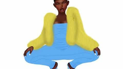 Imvu Procreate x Ibis Paint Speedpaint~ Chocolate Doja? 👀