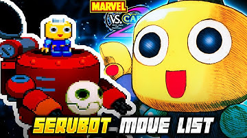 SERVBOT MOVE LIST - Marvel vs. Capcom 2: New Age of Heroes (MvC2)