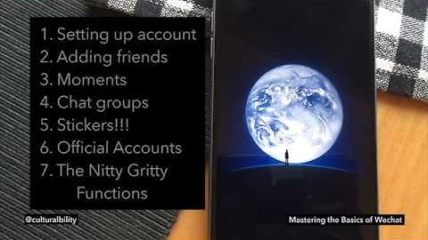 How to use Wechat - Intro