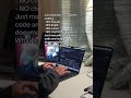 Larping coding by hand #csmajor #computerscience #ai #coding #vibecoding