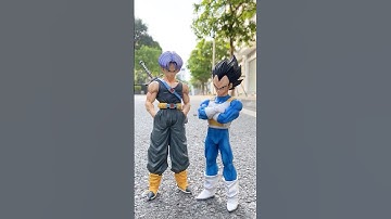 Goku, Vegeta, Trunks, Majin Buu in real life 😱 #shorts #goku