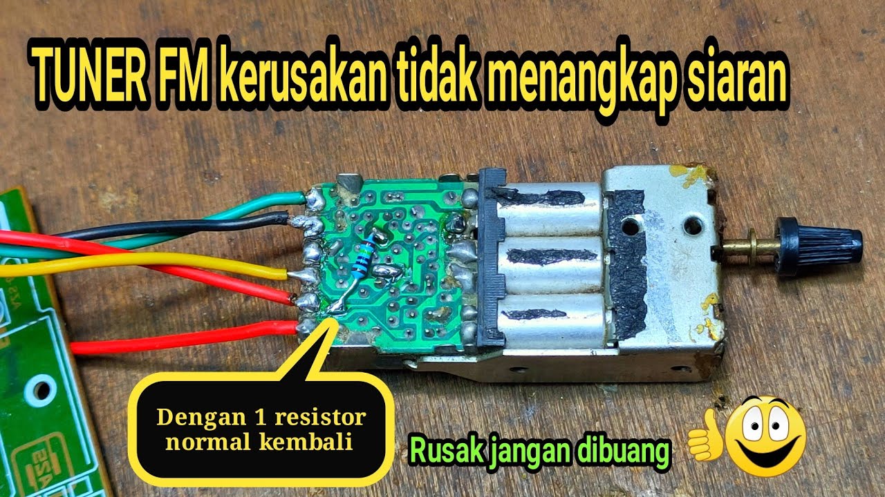 TUNER FM TIDAK MENANGKAP SIARAN