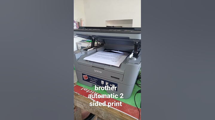 brother automatic 2 sided print