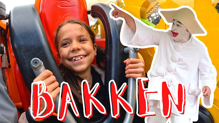 BAKKEN 🎢🎡🎠 Prøver masser af forlystelser, Pjerrot og god stemning😁🤪 | Augusta og Villum