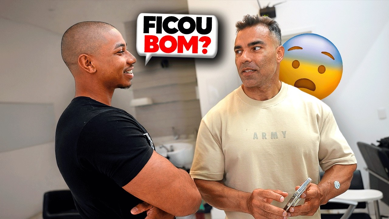 JIMMY RASPOU O CABELO? 