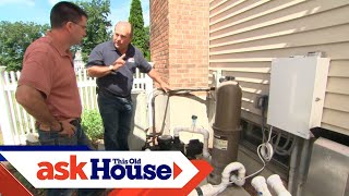 How to Heat a Swiṁming Pool with an Air Conditioner | Ask This Old House