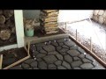 Cobblestone Walkway Installation June 2011