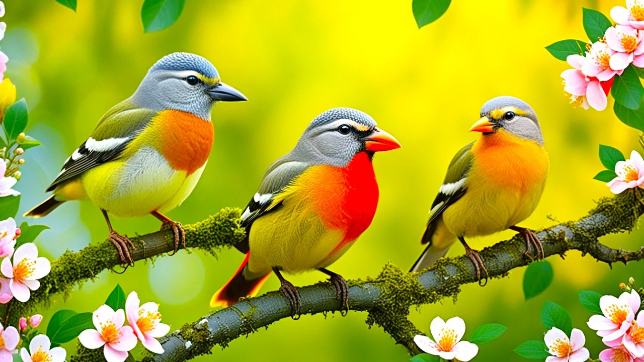 🔴LIVE 4K Cottage Garden Bird Feeder: Cardinals, Woodpeckers, Song Birds, Bees, and Flowers