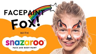 Be More Fox-tastic | Quick and Easy Face Paint Brush Pens Tutorial