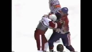 Bob Probert vs Dave Brown 1991/1/9