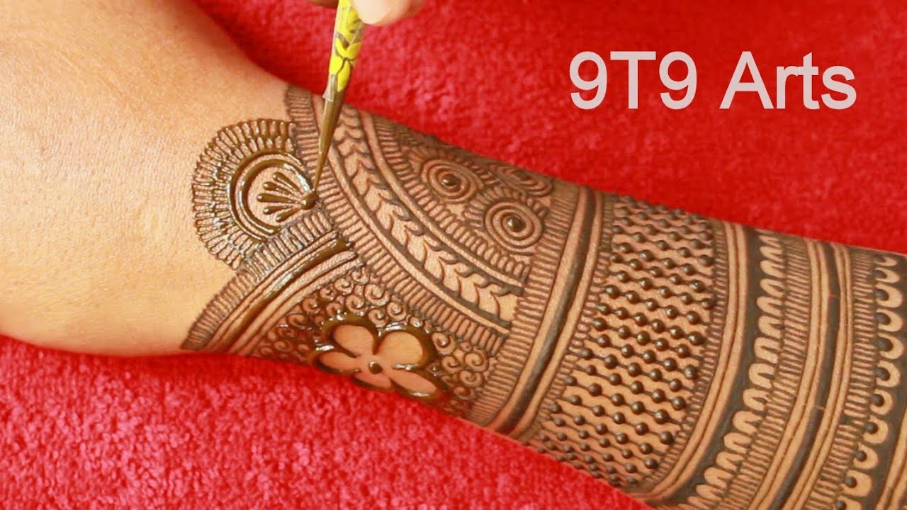 Easy Dulhan Mehndi Design for Full Hand | Wedding Special Mehendi | New ...