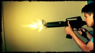 Adobe AE Gun muzzle flash and Gun shells effects TEST