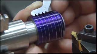16.  External threading on the lathe
