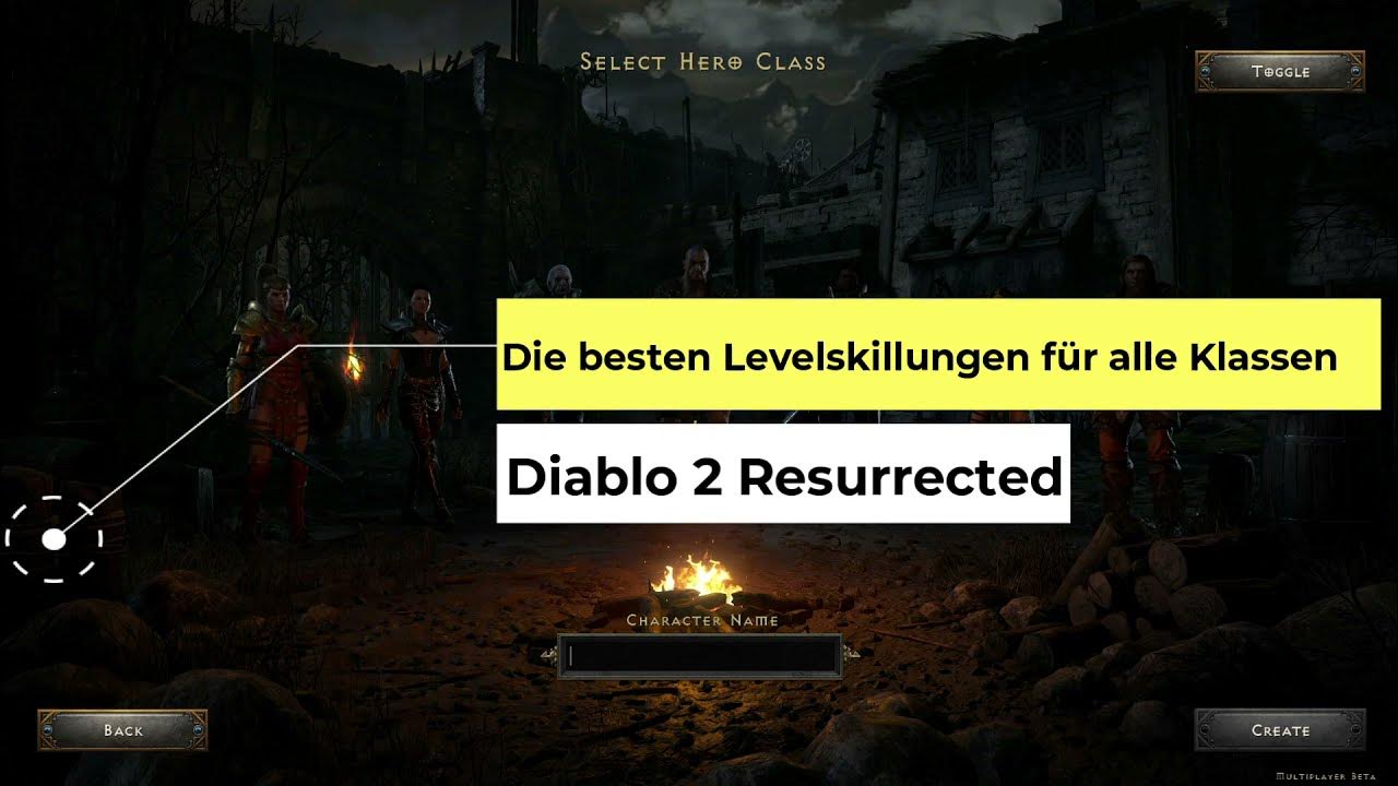 Diablo 2 Resurrected Die besten Levelskills