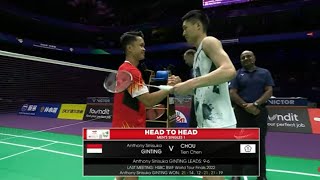 Anthony Sinisuka Ginting (INA) vs Chou Tien Chen (TPE) Semifinal Thomas Cup 2024