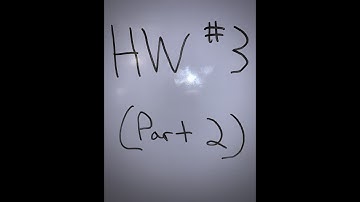 HW 3 (Part 2)