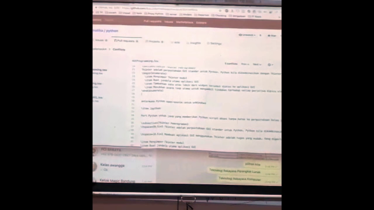 Cara Resolve Conflicts Github Pada Pull Request - YouTube