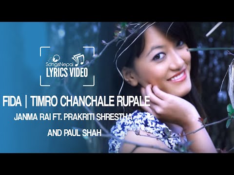 Fida - Janma Rai Ft. Prakriti Shrestha and Paul Shah - Lyrics Video | Nepali Pop Song