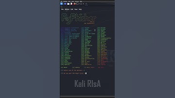 Phishing attack creating kali Linux