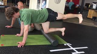 REP Lab with Jay Dicharry - Bird Dogs on a Roller Exercise by Nathan Huff 10 views 1 month ago 2 minutes, 2 seconds