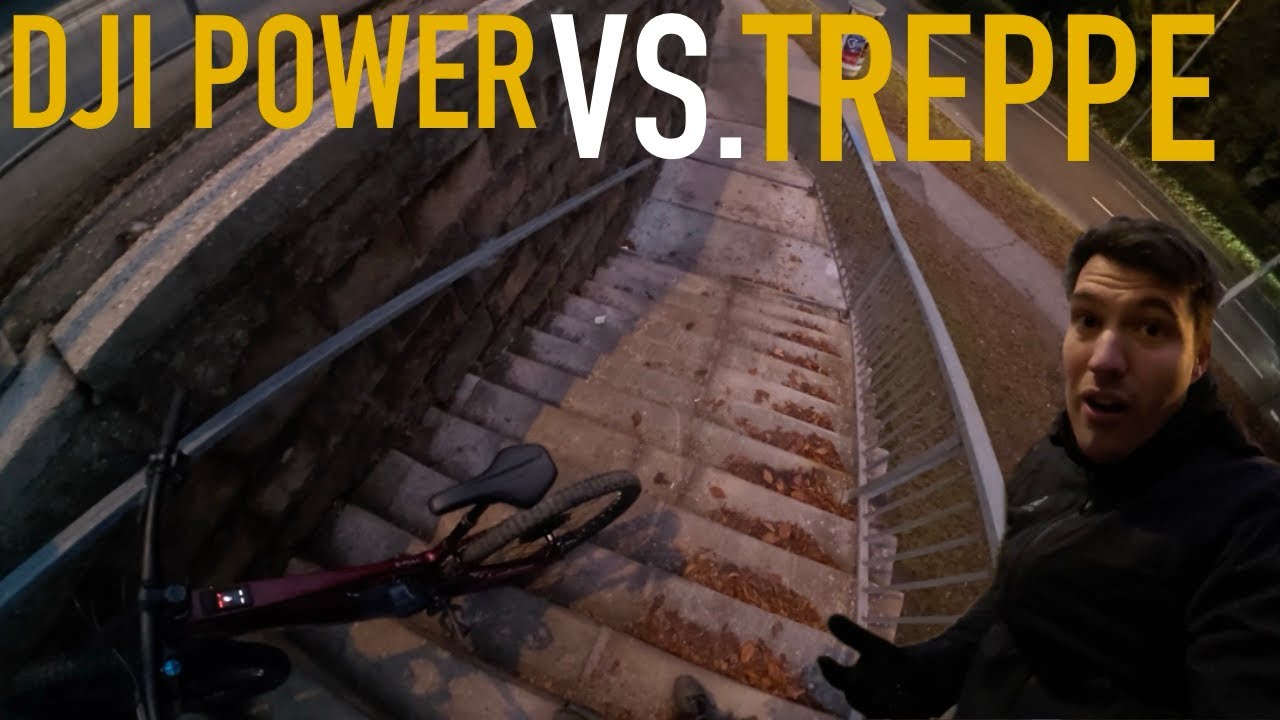 Crussis E-Bike auf TREPPEN?! 🔥 DJI POWER in der Stadt 