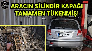 ARABA LPG VE BENZİNDE TEKLİYOR! (Hyundai Getz 1.3 Motor Subap Yakmış | Silindir Kapak Conta Değişim)