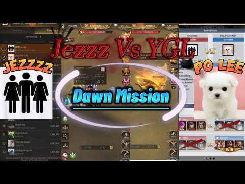 Dawn Mission: 'Played with Monster Account' JEZZZZ Vs PO LEE -Last Shelter Survival