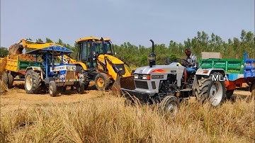 Eicher 551 Range power plus tractor with fully loaded trolley | Swaraj tractor power | CFV