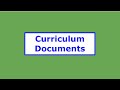 Curriculum documents quick tour update 2023