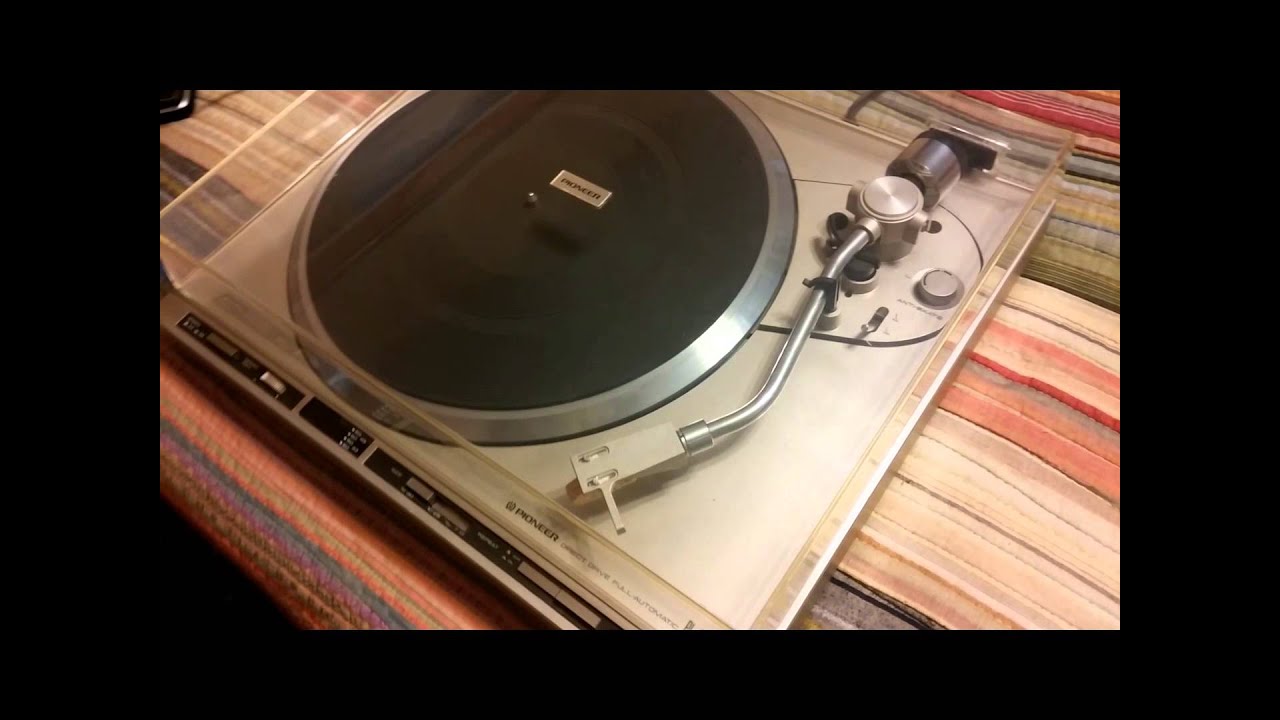 Restore Turntable Clear Dust Cover With Household Product Pioneer PL