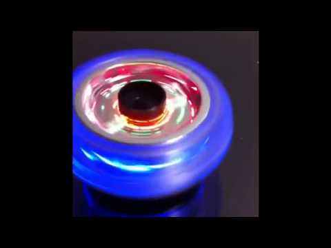 spinning top with lights and music