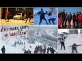 how we spend our snowy days,first snow,snowball fight,friends,winter vlog,sarab, kermanshah|ayda kv