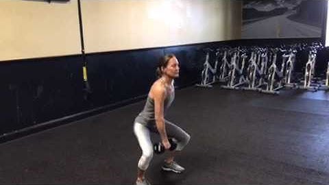 Single arm Db split snatch