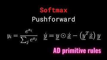 Softmax - Pushforward/Jvp rule