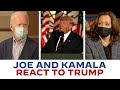 Joe Biden and @Kamala Harris React to President Donald Trump Moments