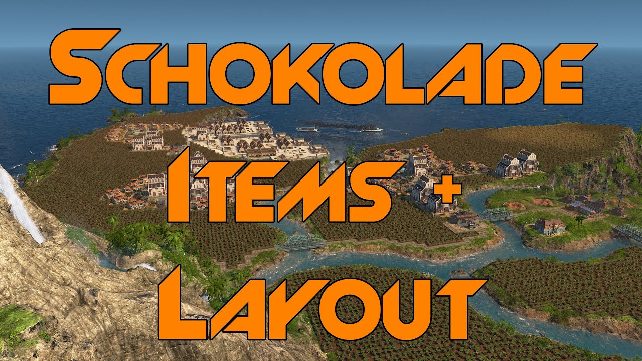 Schokolade aus Kaffee? Layout + Items Anno 1800 Anfängertipps 20 YouTube