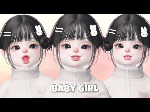 Zepeto Face tutorial cute baby girl - Tutorial oplas zepeto baby girl - Non pro & pro mode