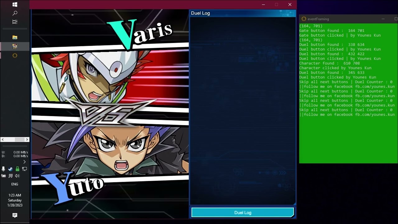 Duel Links Farming bot for  normal  gate and red gate (new 2023)